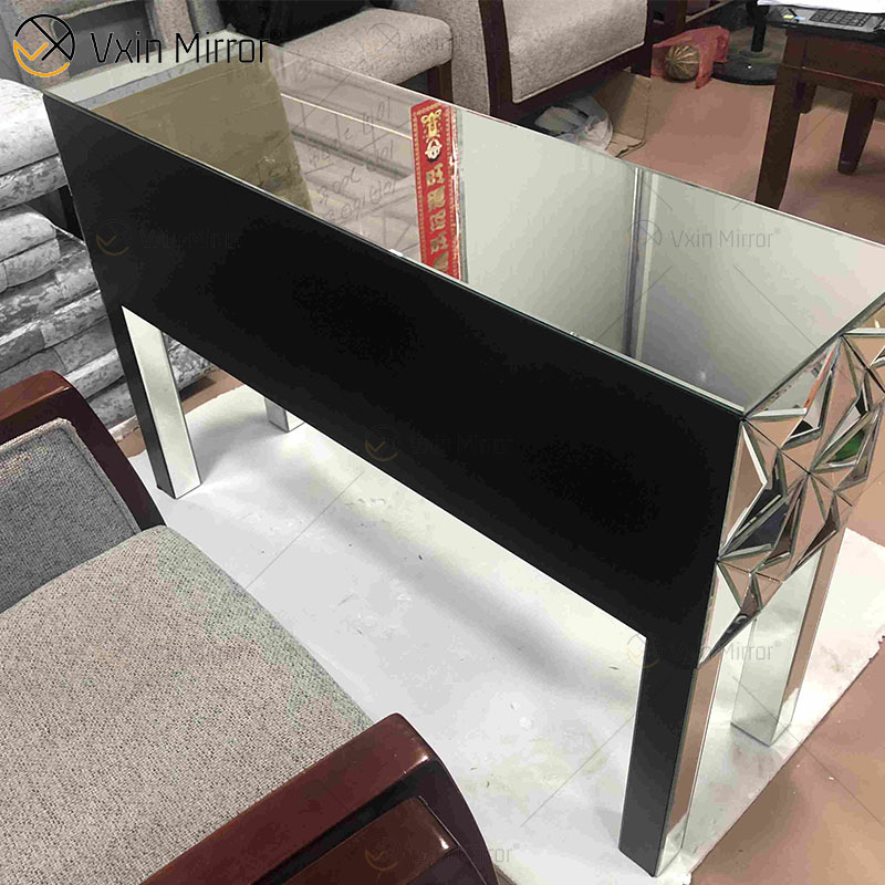 Mesa de centro com móveis para sala de estar moderna mesa de centro espelhada