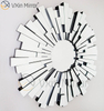 Vxin Decoração de Parede WXM-1004 Prata 3D Vidro Pendurado Espelho de Parede