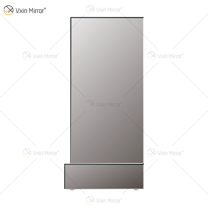 Lareira de espelho de vidro simples WXWF-1100 de venda imperdível com inserção de madeira de simulação interna para sala de estar
