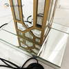 Mesa de cabeceira WXFL-031 Sala de estar Luxo Prata LED Antigo Luminária de Piso Espelhada Lâmpada Espelho