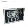 VXin WXMA-22 Decoração de casa Moldura de vidro espelhada Tiger Wall Art Cristal Porcelana Pintura Espelho Arte de Parede