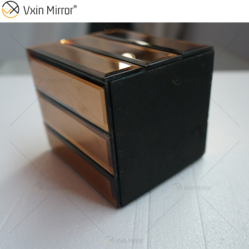 WXMV-001 Vaso Espelho Cristal Prata Vidro Impressionante Vaso Decorativo Flor Luxo para Decoração de Casa Não Pode Reter Água