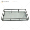 Venda imperdível espelho Vxin WXT-005 decoração moderna prata moldura de aço inoxidável espelhada bandeja tamanho 2