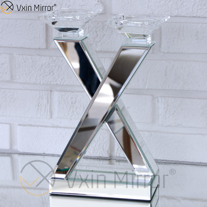 Espelho Vxin de venda imperdível WXCH-63 Cristal X em forma de castiçal espelhado