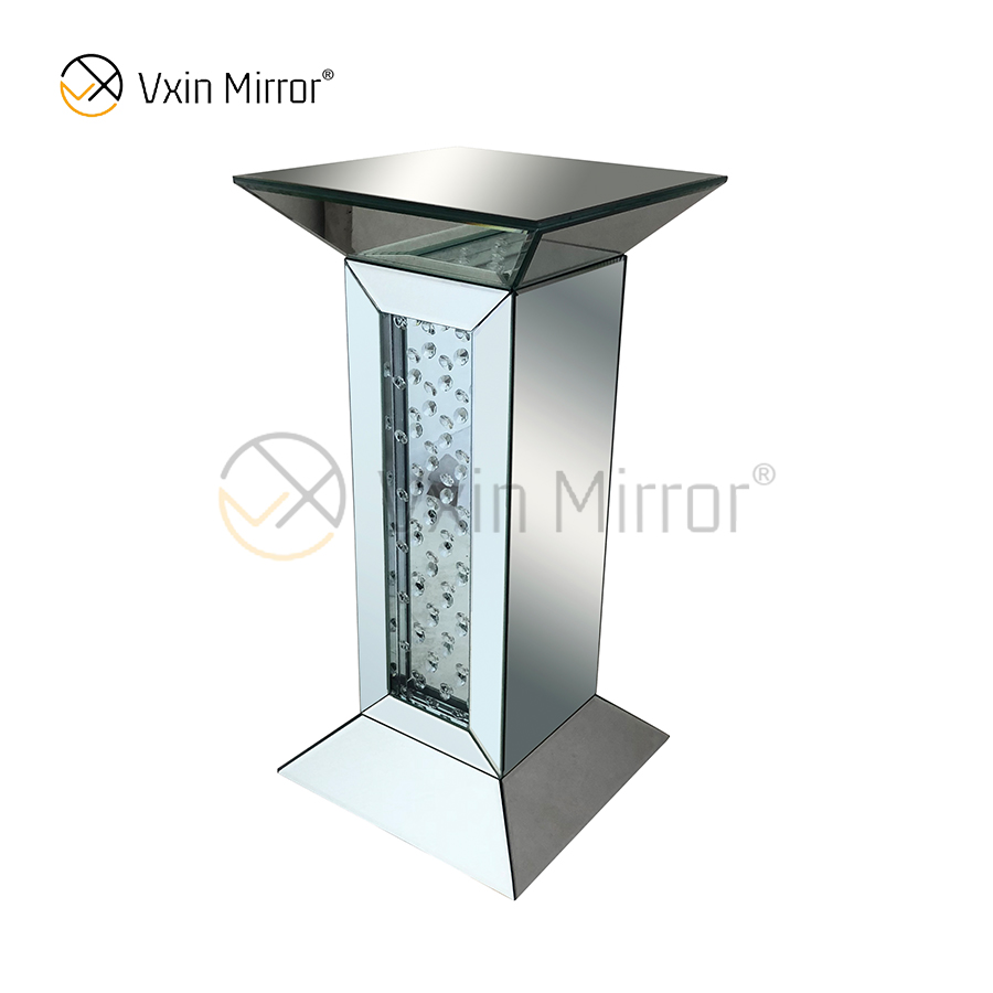 Mesa lateral Vxin Móveis Espelhados WXF-764 Moderno Elegante Cristal Diamante
