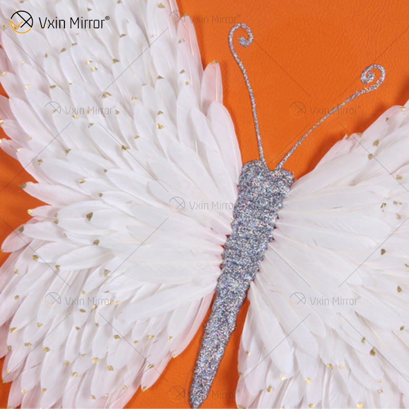A mais nova pintura de borboleta Vxin WXPA-004 para decoração de casa arte de parede de metal pendurada imagem para sala de estar à venda