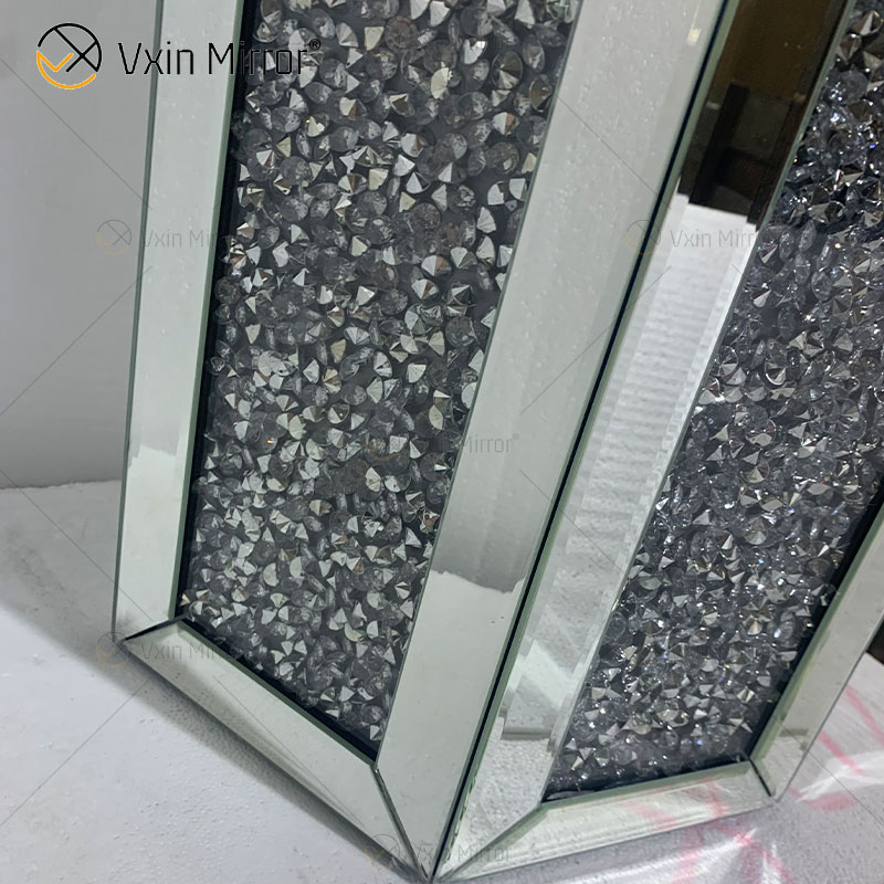 Mesa de cabeceira espelhada personalizada sob medida para sofás mesas laterais para móveis domésticos WXF-2129