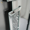 Retângulo Novo Design Vxin WXM-1149 Decoração de Parede Prata Diamante Pendurado Espelho de Parede Espelho de Parede