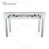 Atacado Elegante WXF-603 Prata Charmosa Mesa Console Espelhada para Móveis