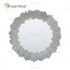 Novo Design WXM-1131 Decoração de Parede Diamante Prata Espelho Pendurado na Parede