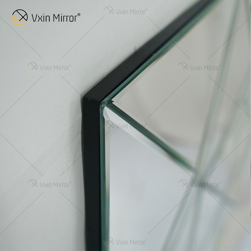 Parede Decora Prata 3D Elegante Quadrado Prata Pendurado Espelho Arte de Parede Decoração de Casa para Móveis de Sala de Estar WXM-1151