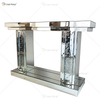 Luxo WXWF-531 Cristal Flutuante Pilar Espelhado Console Mesa Hall Corredor Mesa Console Espelho
