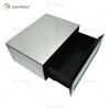 Vxin Factory Supply WXF-153 Prata Decoração de Parede Prata Diamante Esmagado Prateleira de Parede Retangular
