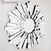 Vxin Decoração de Parede WXM-1004 Prata 3D Vidro Pendurado Espelho de Parede