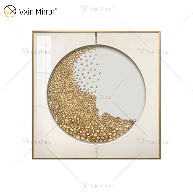 Design especial Vxin WXPA-016 Metal Wall Art Decor Decoração de Casa Luxo Sala de Estar Emoldurado Impressão em Tela para Casa Conjunto para Venda