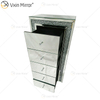 Vxin WXF-265 Várias gavetas Garoto Alto Prata Cristal Espelho Mesa de Cabeceira Mesa de Cabeceira Cor Personalizada Espelhada Mesa de Cabeceira