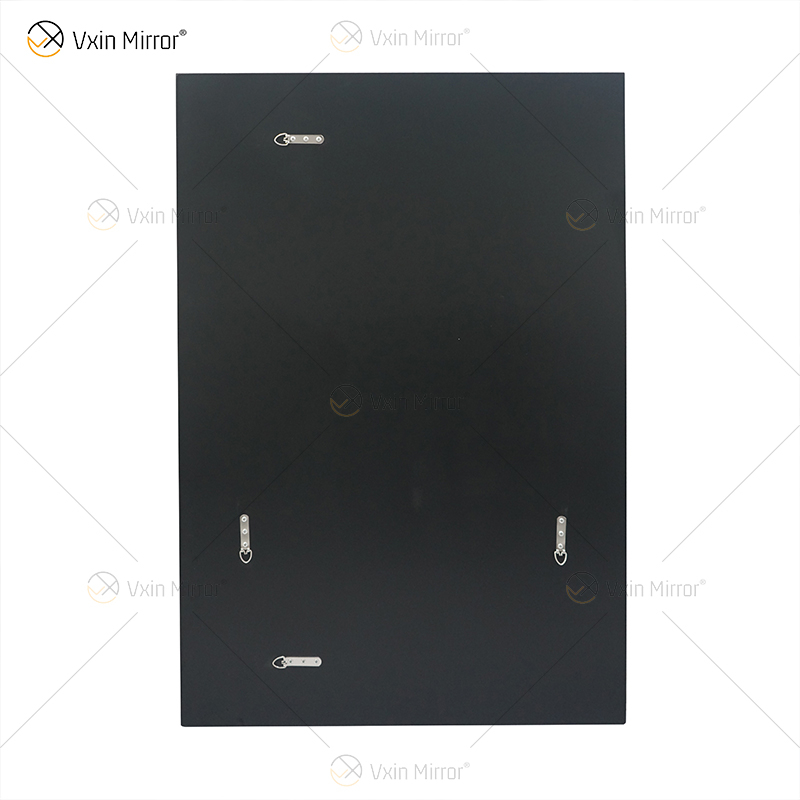 Espelho de parede retangular com design quente Vxin WXM-1761 decoração de parede diamante esmagado prata