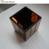 WXMV-001 Vaso Espelho Cristal Prata Vidro Impressionante Vaso Decorativo Flor Luxo para Decoração de Casa Não Pode Reter Água