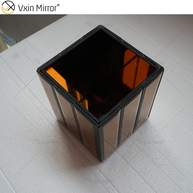 WXMV-001 Vaso Espelho Cristal Prata Vidro Impressionante Vaso Decorativo Flor Luxo para Decoração de Casa Não Pode Reter Água