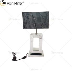 Vxin Supply WXTL-060 Moderno Lâmpada Espelho Prata Cristal Esmagado para Quarto