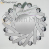 3D Elegante Vxin Moderno WXM-1016 Prata Redondo Espelho Fantasia Arte de Parede