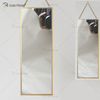 Golden Vxin Decoração de Parede Exclusivo Moldura de Metal Dourada Espelhos Decorativos Luxo Simples e Elegante Espelho de Parede