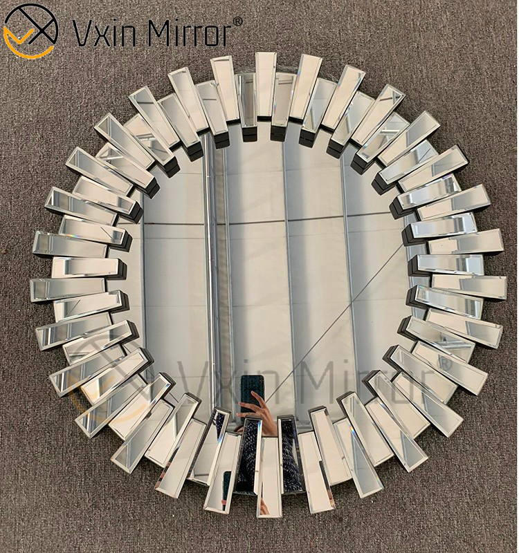 Fábrica Chinesa Vxin Prata Decoração de Casa Console Mesa de Corredor Um Conjunto Espelho Conjuntos de Móveis de Sala de Estar