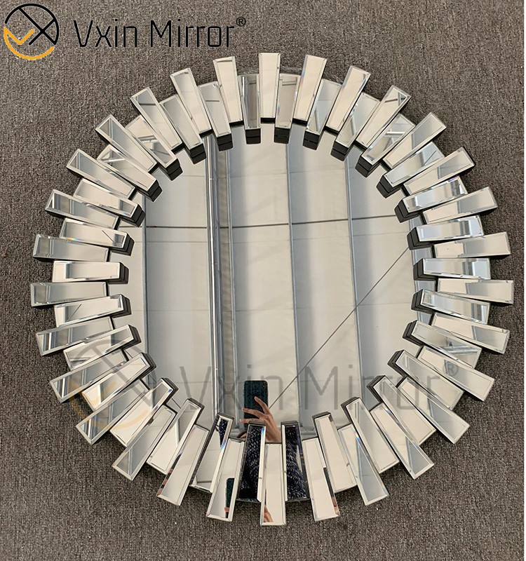Fábrica Chinesa Vxin Prata Decoração de Casa Console Mesa de Corredor Um Conjunto Espelho Conjuntos de Móveis de Sala de Estar