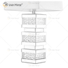 Fornecimento de fábrica WXTL-097 moderno cristal prata cristal LED luminária de mesa para luz quente