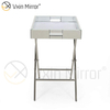 Vxin Espelho WXT-039 Decoração Moderna Prata Aço Inoxidável Bandeja Espelhada