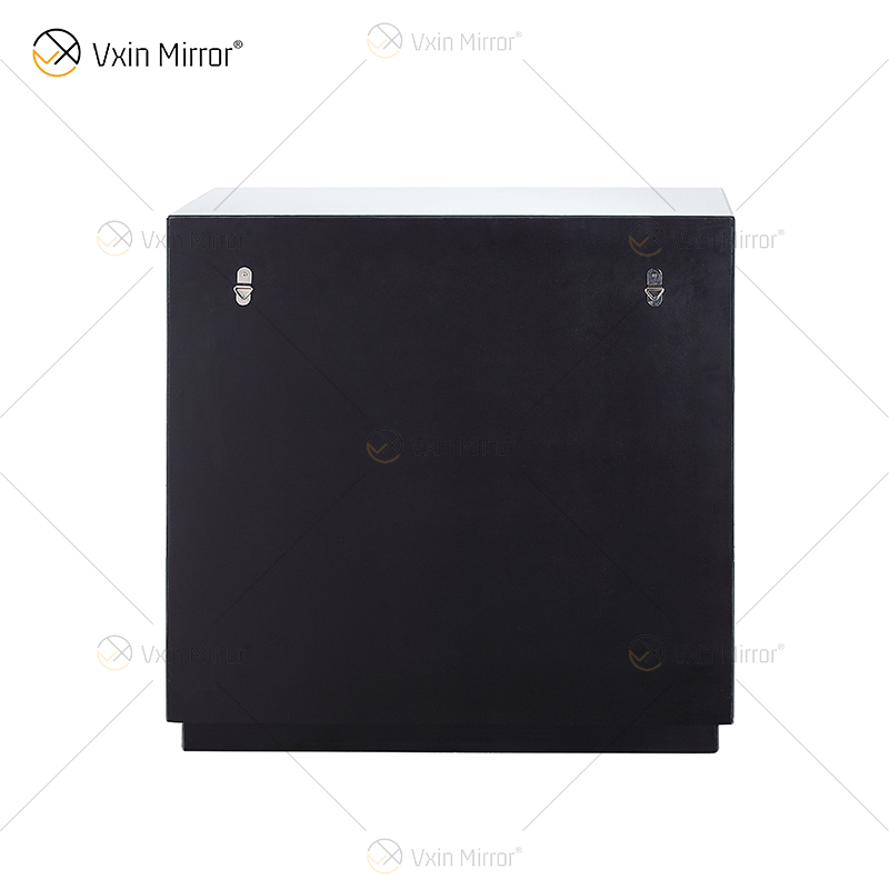 Mesa de cabeceira de boa qualidade prata WXF-1001 diamante esmagado decoração moderna mesa de cabeceira com 3 gavetas