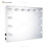 Estilos de curativos venezianos VXin WXDL-107 Sparkle Silver Hollywood Mirror Switch Control com lâmpadas de 3 cores