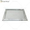 Venda imperdível WXP-11 Prata Moderna Decoração de Casa Espelho Feito à Mão Moldura de Foto Decoração de Espelho
