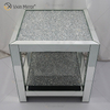 Móveis Espelhados Vxin WXF-117-4 Moderno Elegante Diamante Triturado Mesa Final