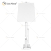 Fornecimento de fábrica WXTL-001 moderno espelho de mesa 3D prata com abajur para quarto