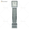 Relógio Espelhado WXMC-053 Elegante Diamante Prata Esmagado Relógio Avô