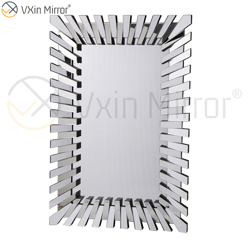 China Fornecedor Vxin Móveis Moderno Prata 3D Elegante Mesa de Salão Móveis Console Móveis Espelho Luxo