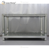 Móveis Espelhados Vxin WXF-117-2 Mesa Console Moderna Elegante Diamante Cru