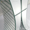 Vaso Decorativo Brilhante Impressionante Feito à Mão Diamante Triturado Vidro Decoração Casa Centros De Mesa Decoração Moderna Do Quarto WXMV-067
