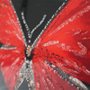 Vxin WXMA-58 Cristal Porcelana Pintura Resina Borboleta Moldura Coberta Espelho Decorativo Arte de Parede