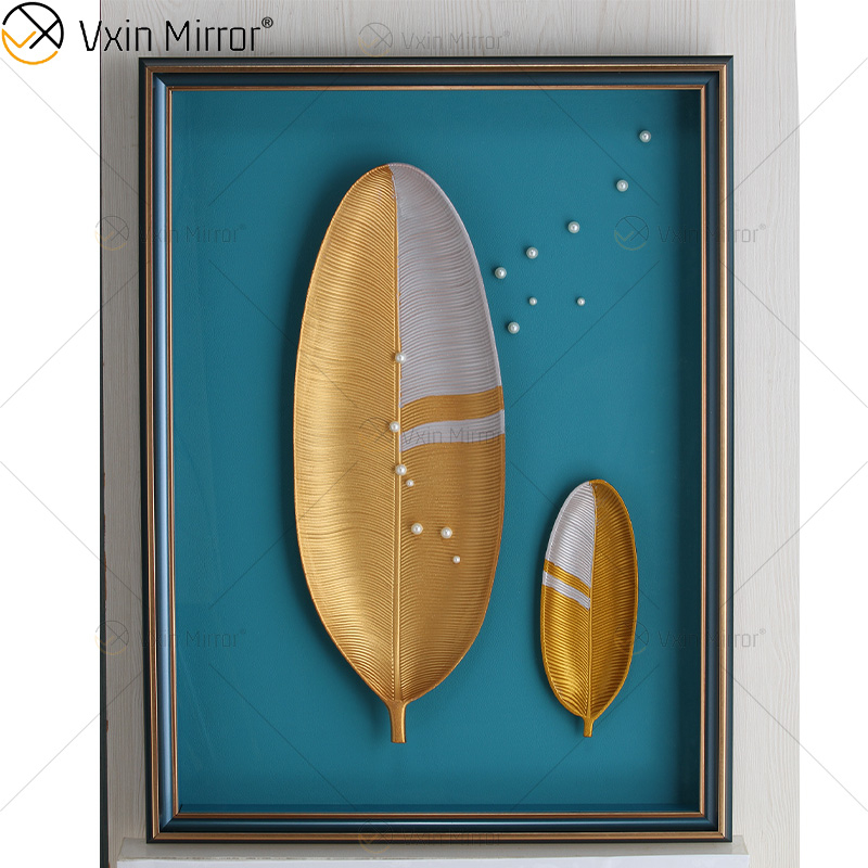 O mais novo Vxin WXPP-39 3D Abstract Wall Art Metal Wall Art Decor Home Decor Luxo Sala de Estar Emoldurada para Casa Conjunto para Venda