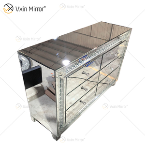 Venda imperdível novo design WXF-2139 LED octogonal simples moda espelho de maquiagem armário de correspondência de LED