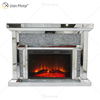 Lareira Flutuante Sparkle Crystal Mirrore WXWF-1106 com inserções em Hot Sell