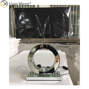 WXL-007 Lâmpada de espelho de prata moderna cristal esmagado para móveis de quarto