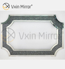 O mais novo Vxin Espelho Prata Móveis Crush Diamond Mesa Console Espelhada com Espelho de Comprimento