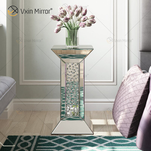 Mesa lateral Vxin Móveis Espelhados WXF-764 Moderno Elegante Cristal Diamante