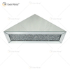 Fornecimento de fábrica Vxin WXF-152 Prata para decoração de parede Prata com diamante esmagado Prateleira de parede com espelho