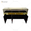 Decoração de casa elegante WXF-099 Armário de sala de estar com móveis espelhados prata com gavetas muti
