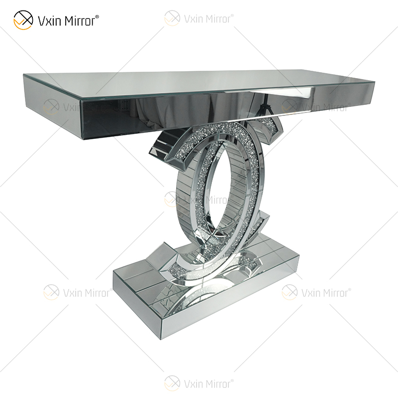 Venda imperdível WXWF-150 mesa de console de LED com espelho para decoração de casa móveis de sala de estar mesas de console