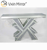 Vxin Miorror WXF-067 Fornecimento de Fábrica Elegante Mesa de Console de Vidro Mental Mesa Colsole Prata Barato Hotel